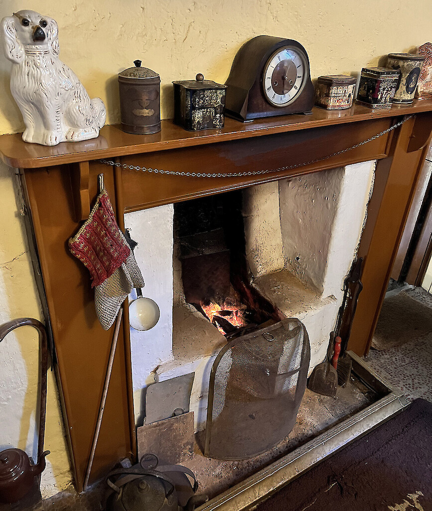 The museum fireplace